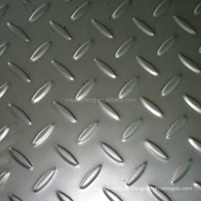 Chapa de aluminio acanalada a cuadros 5mm